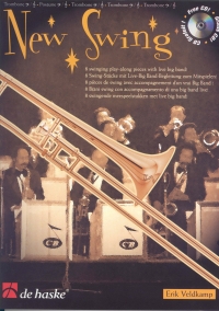 New Swing Trombone Bass Clef  Book & Cd Veldkamp Sheet Music Songbook
