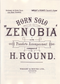 Round Zenobia   Euphonium & Piano Sheet Music Songbook