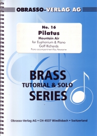 Richards Pilatus Mountain Air Euphonium & Piano Sheet Music Songbook