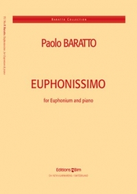 Baratto Euphonissimo Euphonium & Piano Treble Clef Sheet Music Songbook