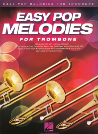 Easy Pop Melodies Trombone Book Only Sheet Music Songbook