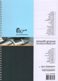 Blakeson Smooth Groove Trombone Treble Clef + Cd Sheet Music Songbook