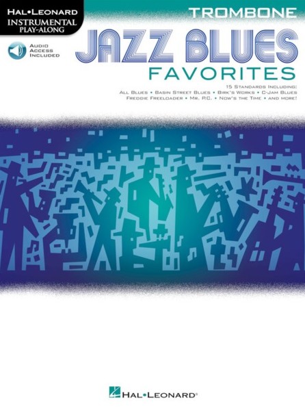 Jazz Blues Favorites Instrumental Trombone +online Sheet Music Songbook