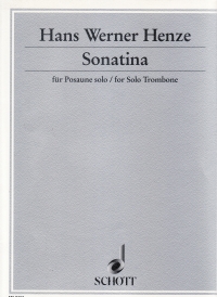 Henze Sonatina Harvey Trombone Sheet Music Songbook