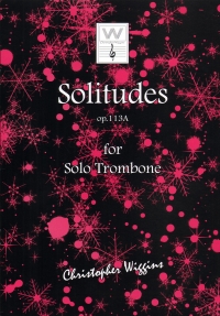 Wiggins Solitudes Op113a Solo Trombone Sheet Music Songbook