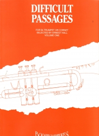 Hall Difficult Passages Vol 1 Trumpet Sheet Music Songbook