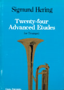 Hering 24 Advanced Etudes Trumpet Solo Sheet Music Songbook