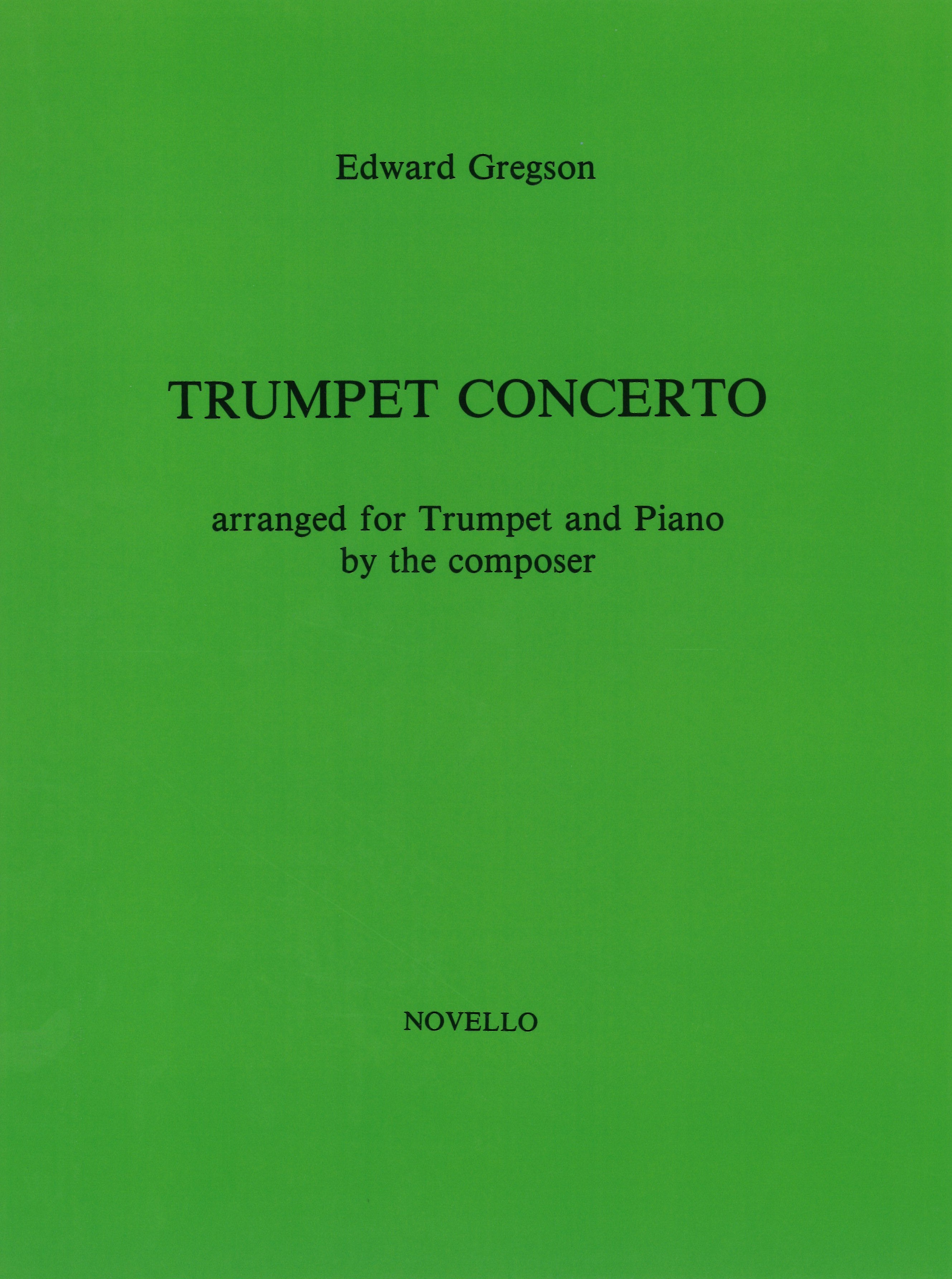 Gregson Concerto Trumpet Sheet Music Songbook