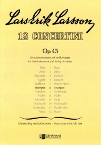 Larsson Concertino Op45 No 6 Trumpet Sheet Music Songbook