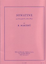 Martinu Sonatine H357 Trumpet Sheet Music Songbook