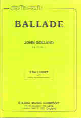 Golland Ballade Bb Cornet & Piano Sheet Music Songbook