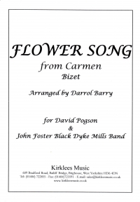 Bizet Flower Song From Carmen Bb Soloist & Piano Sheet Music Songbook