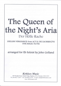 Mozart Queen Of The Nights Aria Sop Cornet & Piano Sheet Music Songbook