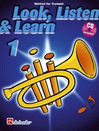 Look Listen & Learn 1 Method Trumpet/cornet+cd Sheet Music Songbook