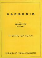 Sancan Rhapsodie Trumpet & Piano Sheet Music Songbook