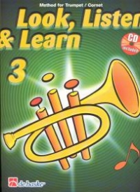 Look Listen & Learn 3 Method For Trumpet/cornet+cd Sheet Music Songbook