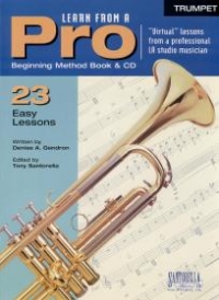 Learn From A Pro Trumpet Book & Cd Sheet Music Songbook