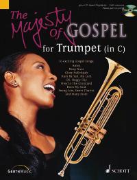 Majesty Of Gospel Trumpet (c) Book & Cd Sheet Music Songbook