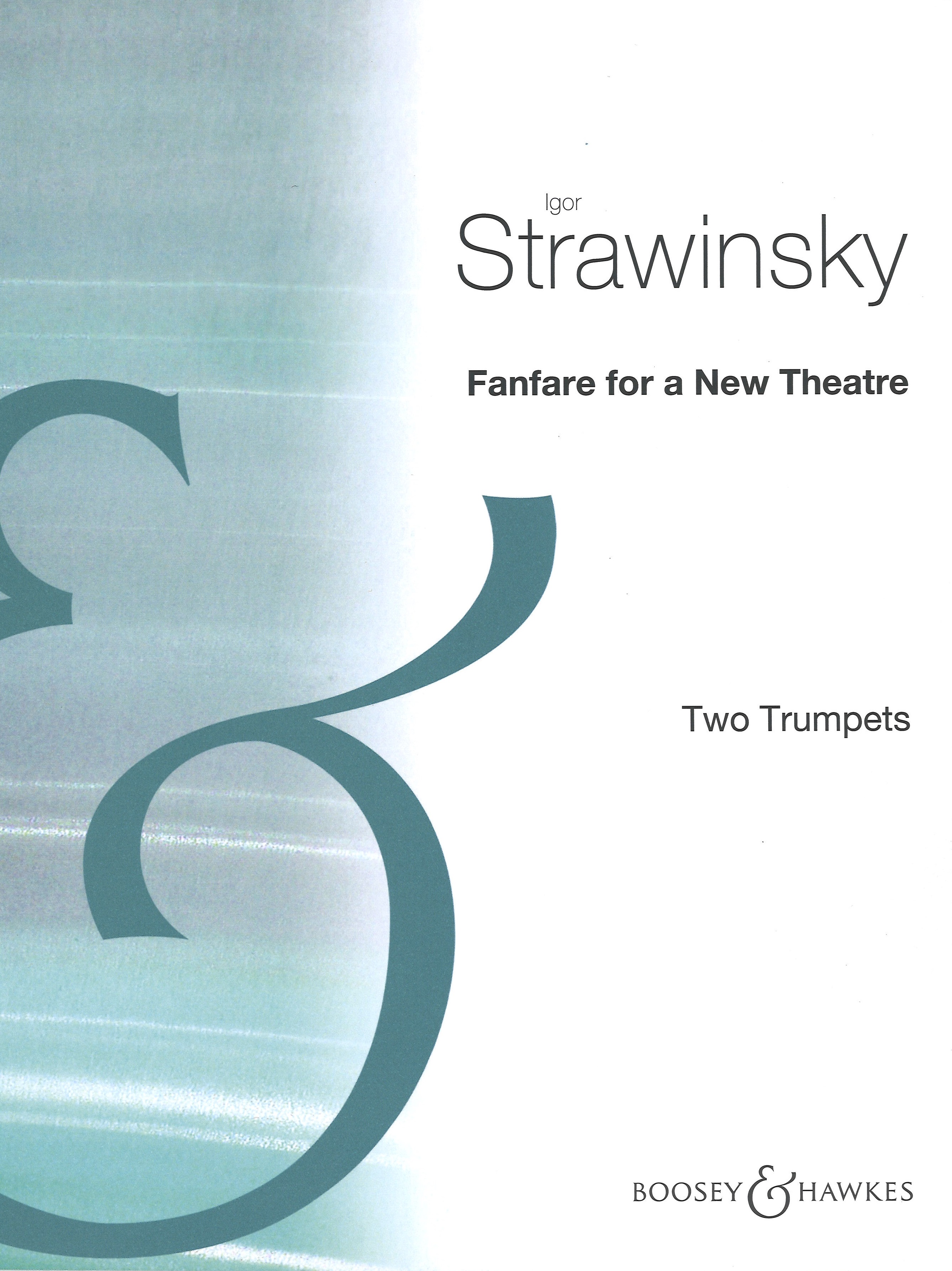 Stravinsky Fanfare For A New Theatre 2 Trumpets Sheet Music Songbook