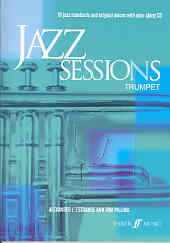 Jazz Sessions Trumpet Book & Cd Sheet Music Songbook