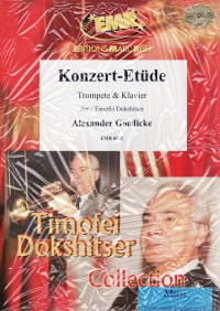 Goedicke Concert Study Op49 Trumpet & Piano Sheet Music Songbook