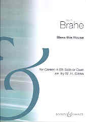 Brahe Bless This House Bb Trumpet & Piano Sheet Music Songbook