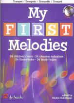 My First Melodies Trumpet Oldenkamp Book & Cd Sheet Music Songbook