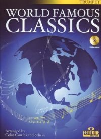 World Famous Classics Trumpet Book & Cd Sheet Music Songbook