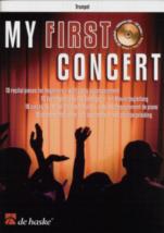 My First Concert Trumpet Book & Cd Sheet Music Songbook
