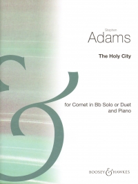 Adams The Holy City Cornet & Piano Sheet Music Songbook