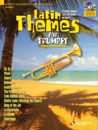 Latin Themes Trumpet Book & Cd Sheet Music Songbook