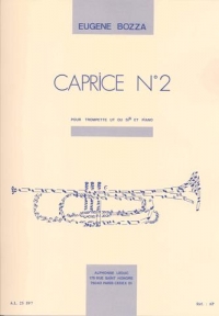 Bozza Caprice No 2 C Or Bb Trumpet Sheet Music Songbook