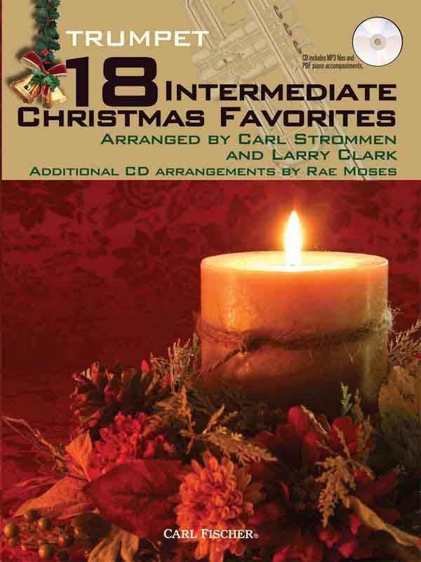 18 Intermediate Christmas Favorites Trumpet Bk/cd Sheet Music Songbook