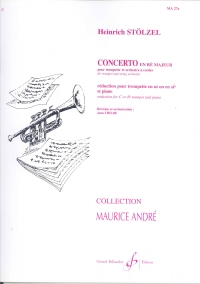 Stoelzel Concerto D Trumpet & Piano/organ Sheet Music Songbook