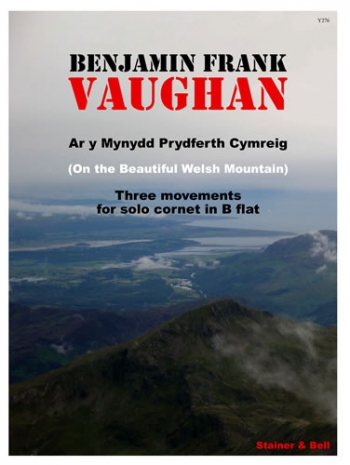 Vaughan Ar Y Mynydd Prydferth Cymreig Solo Cornet Sheet Music Songbook
