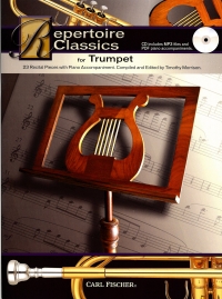 Repertoire Classics Trumpet Book & Online Sheet Music Songbook