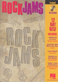 Rock Jams Trumpet Book & Cd Sheet Music Songbook