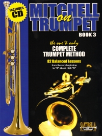 Mitchell On Trumpet Book 3 Lessons + Cd Sheet Music Songbook