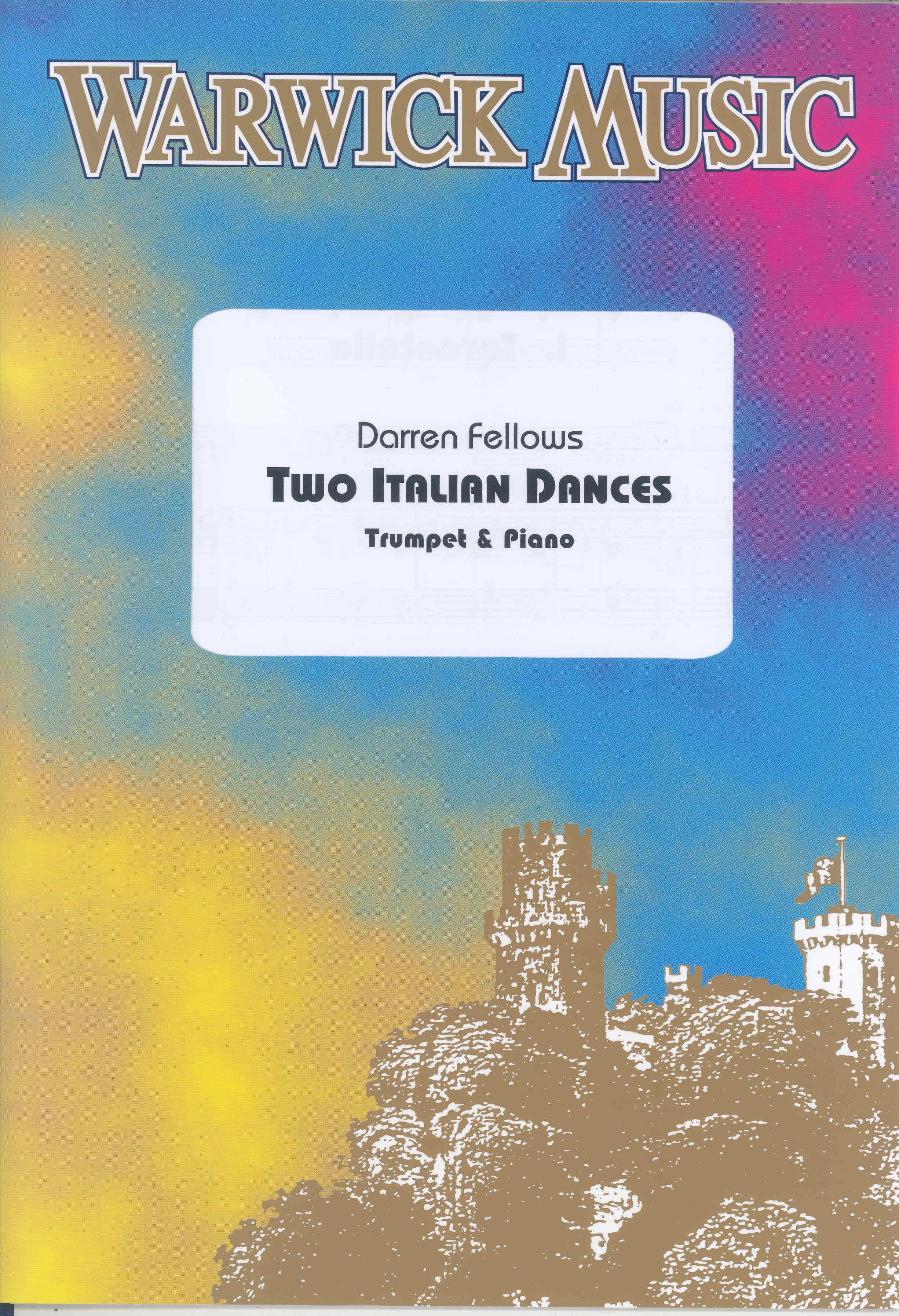 Fellows Two Italian Dances Trumpet & Piano Sheet Music Songbook