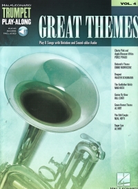 Trumpet Play Along 04 Great Themes + Online Sheet Music Songbook