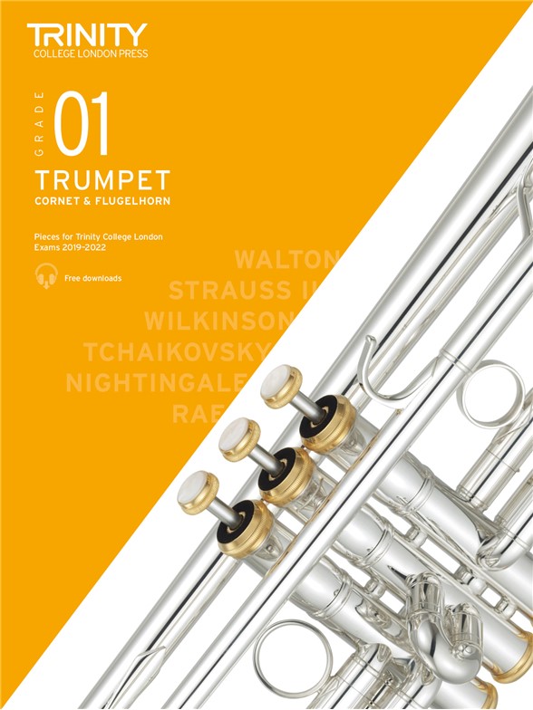 Trinity Trumpet Cornet Flugel 2019-2022 Grade 1+  Sheet Music Songbook