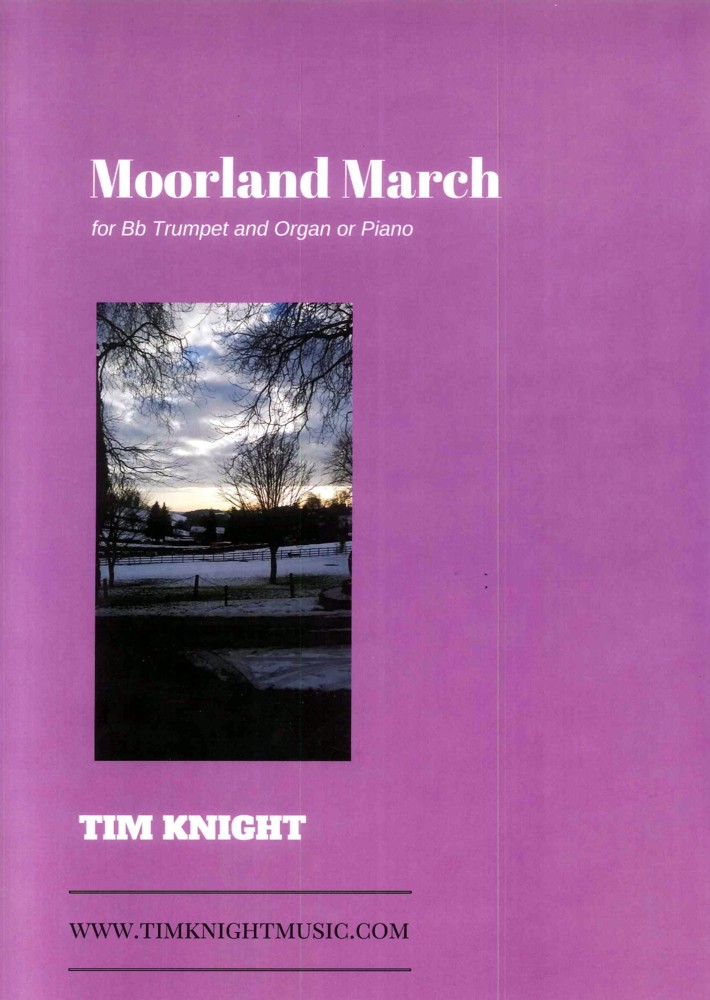 Knight Moorland March Trumpet & Piano Sheet Music Songbook