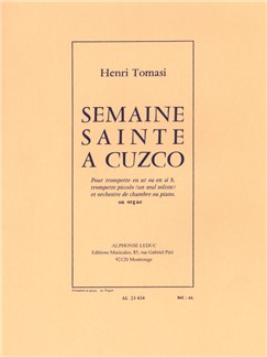 Tomasi Semaine Sainte A Cuzco Trumpet & Piano Sheet Music Songbook