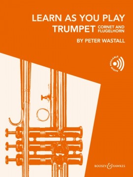 Learn As You Play Trumpet + Online Sheet Music Songbook