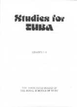 Studies For Tuba Grades 3-8 Sheet Music Songbook