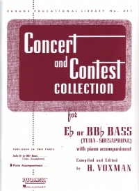 Concert & Contest Collection Eb/bb Bass Piano Acc Sheet Music Songbook