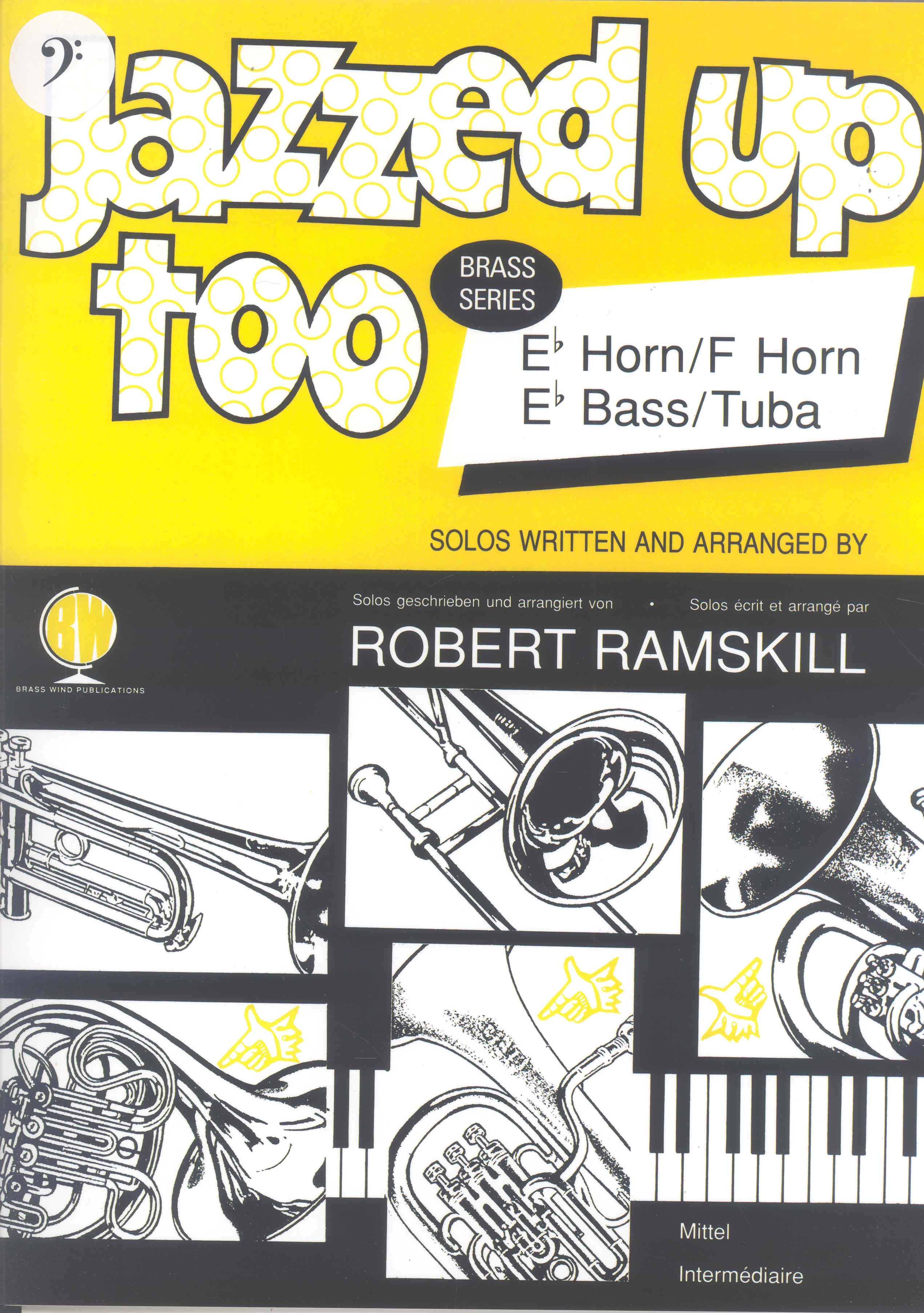 Jazzed Up Too Eb Tuba/bass Ramskill Bass Clef Sheet Music Songbook