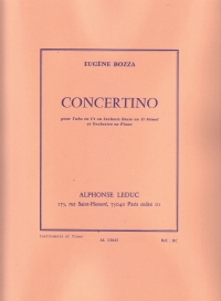 Bozza Concertino Tuba Sheet Music Songbook