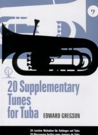 Gregson 20 Supplementary Tunes For Tuba Bass Clef Sheet Music Songbook