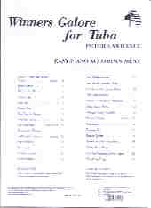 Winners Galore Tuba Piano Accomps Sheet Music Songbook